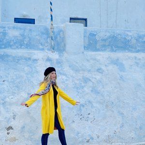 Zara Mustard Faux Suede Duster Jacket